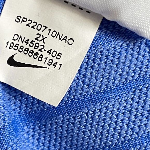 Nike Dri-Fit Tank Top Women's 2XL Hyper Royal Blue Lightweight - Picture 6 of 6